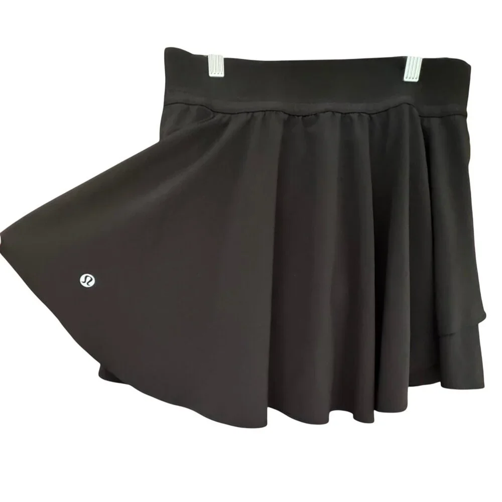 Lululemon Women's Court Rival High Rise Skirt Skort Size 4 Athleisure Tennis - Picture 2 of 8